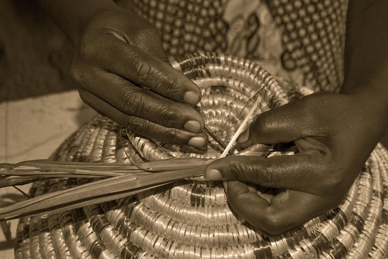 Newspaper Basket Weaving
